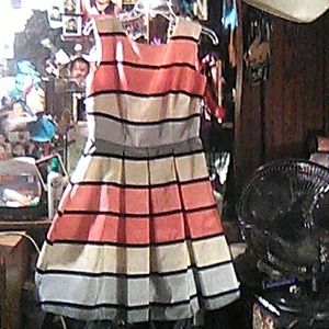 A striped dress